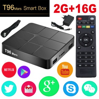T96 Pro Mars Android 7.1.2 TV Box Quad Core 2GB RAM 16GB ROM 4K UHD Output Price in Pakistan | LAPTAB