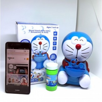 Doraemon Bubble Maker with Colorful Light-Up Bubbles, Battery Operated Price in Pakistan | LAPTAB