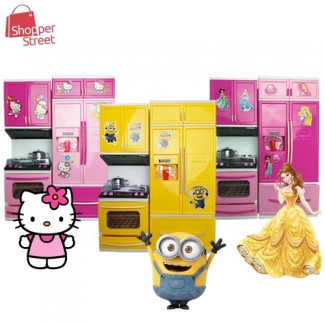 Minion My Happy Kitchen Mini Playset with Light, Sounds, Cookware, and Openable Cabinets Price in Pakistan | LAPTAB