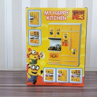 Minion My Happy Kitchen Mini Playset with Light, Sounds, Cookware, and Openable Cabinets Price in Pakistan | LAPTAB