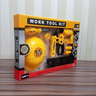 Junior Work Tool Kit for Kids ? Complete Set with Instructions for Solo or Group Play