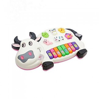 Planet of Toys Musical Cow Piano for Toddlers with Animal Sounds, Lights, and Music Price in Pakistan | LAPTAB