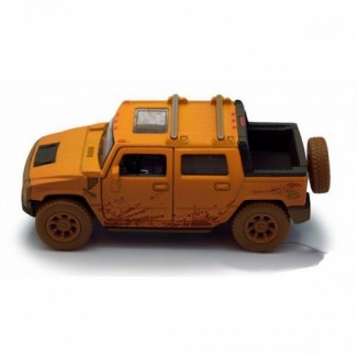 Hummer H2 SUT Muddy 1/40 Scale Die Cast Pull-Back Pickup Truck Model Toy Price in Pakistan | LAPTAB