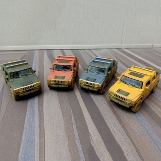 Hummer H2 SUT Muddy 1/40 Scale Die Cast Pull-Back Pickup Truck Model Toy Price in Pakistan | LAPTAB