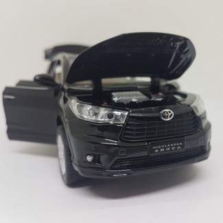 Toyota Highlander Die-Cast Model Car with Sound, Light, and Opening Doors, Metal Alloy, 15 cm Price in Pakistan | LAPTAB