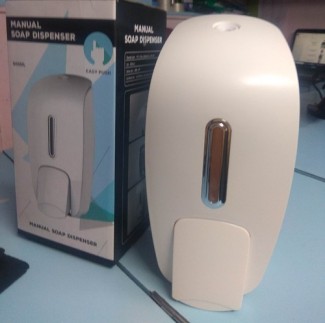 Manual Liquid Soap Dispenser 800ml White Plastic Body for Bathroom or Kitchen Price in Pakistan | LAPTAB