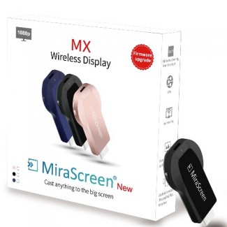 MX AnyCast Airplay Wireless WiFi Display TV Dongle Receiver for iOS, Android, Windows, Mac