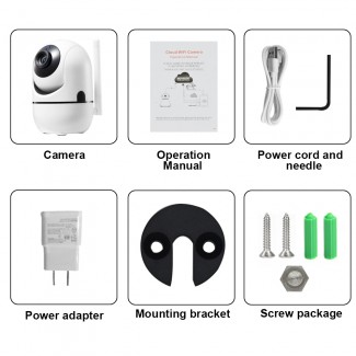 IP Wireless 3D Tracking Mini Camera Y4C-ZA 2MP HD 1080P with Motion Auto Tracking and Night Vision Price in Pakistan | LAPTAB