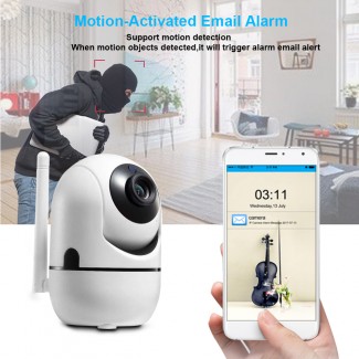 IP Wireless 3D Tracking Mini Camera Y4C-ZA 2MP HD 1080P with Motion Auto Tracking and Night Vision Price in Pakistan | LAPTAB