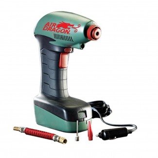 Air Dragon Portable Air Compressor with Analog Meter and 14-Foot Power Cable