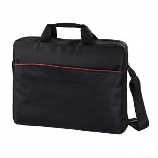 Hama Tortuga 15.6 Laptop Bag with Large Front Pocket, Handle, and Shoulder Strap