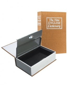 Hidden Book Safe with Digital Lock, Steel Plate Cover, Dictionary Design Price in Pakistan | LAPTAB