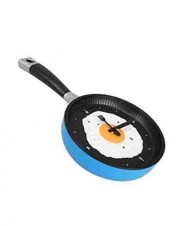 Creative Omelette Frying Pan Wall Clock with Kitchen Egg Design, ABS Material Price in Pakistan | LAPTAB