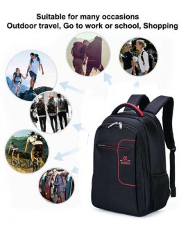 School Business Waterproof Backpack with Laptop Compartment and Ventilated Back Pad Price in Pakistan | LAPTAB