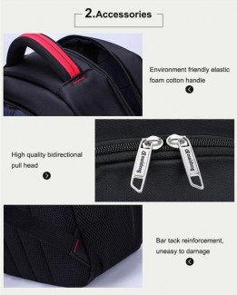 School Business Waterproof Backpack with Laptop Compartment and Ventilated Back Pad Price in Pakistan | LAPTAB