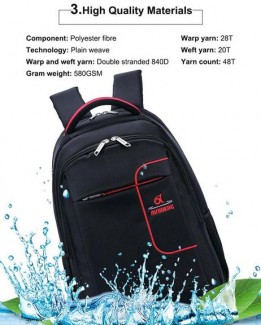 School Business Waterproof Backpack with Laptop Compartment and Ventilated Back Pad Price in Pakistan | LAPTAB