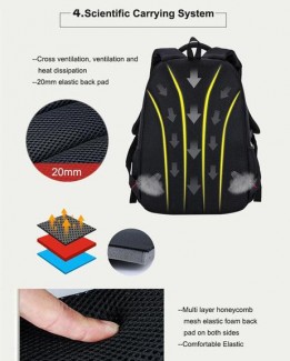 School Business Waterproof Backpack with Laptop Compartment and Ventilated Back Pad Price in Pakistan | LAPTAB