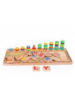 Wooden Teaching Logarithmic Board with Colorful Multiplication Blocks for Early Learning Price in Pakistan | LAPTAB