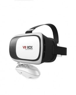 VR Glasses 2nd Generation with Bluetooth Remote - White & Black Price in Pakistan | LAPTAB