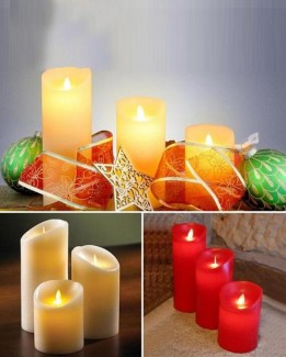 Electric Wax Candle Large Red ? Battery Operated, Safe Soft Glow with Home Fragrance Price in Pakistan | LAPTAB