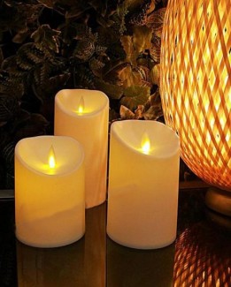 Electric Wax Candle Small Off White ? Flameless, Safe for Kids and Pets, Home Fragrance Price in Pakistan | LAPTAB