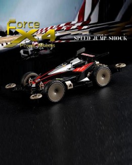 4WD Fast F1 Racing Car Electric Toy for Kids 3+ with Shock Absorbers Black