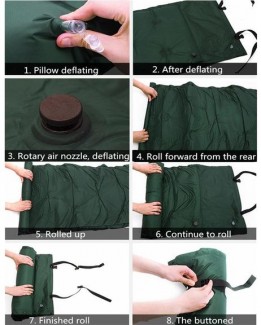 Self Inflatable Air Mattress Camping Sleeping Mat with Foam Insulation and Carry Bag Price in Pakistan | LAPTAB