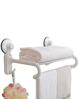 Towel Shelf Magic Suction Cup - Removable, Reusable Holder for Smooth Surfaces Price in Pakistan | LAPTAB