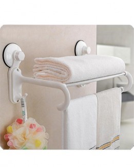 Towel Shelf Magic Suction Cup - Removable, Reusable Holder for Smooth Surfaces Price in Pakistan | LAPTAB