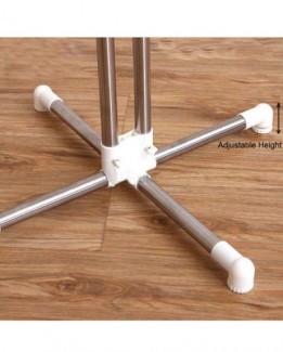 Stainless Steel Clothes and Handbag Rack with 4 Hooks for Small Spaces Price in Pakistan | LAPTAB