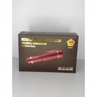 26X Mobile Telescope Lens Colorful Combination