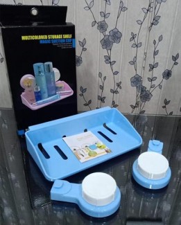 Multi Colored Storage Shelf with Removable Magic Suction Cup, No Drilling Needed Price in Pakistan | LAPTAB