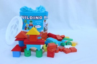 Wooden Advanced Building Block Set, 50 Pieces, Safe Water-Based Paint, Develops Motor Skills and Creativity Price in Pakistan | LAPTAB