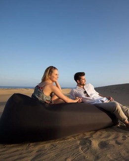 Inflatable Air Sofa Waterproof Portable Lay Bag for 2-3 People, Durable Ripstop Polyester Price in Pakistan | LAPTAB