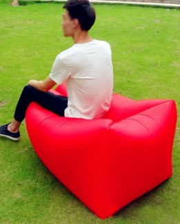 Inflatable Air Sofa Waterproof Portable Lay Bag for 2-3 People, Durable Ripstop Polyester Price in Pakistan | LAPTAB