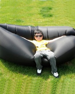 Inflatable Air Sofa Waterproof Portable Lay Bag for 2-3 People, Durable Ripstop Polyester Price in Pakistan | LAPTAB