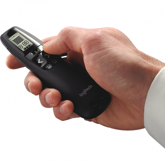 Logitech Laser Presenter Remote with LCD Display, Green Laser, 100-Foot Range Price in Pakistan | LAPTAB