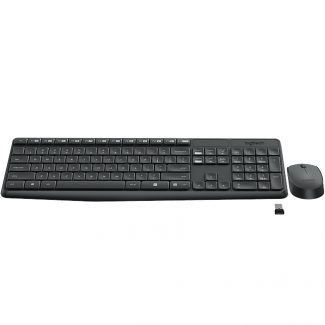 Logitech MK235 Wireless Keyboard and Mouse Combo with Full-Size Layout and Long Battery Life Price in Pakistan | LAPTAB