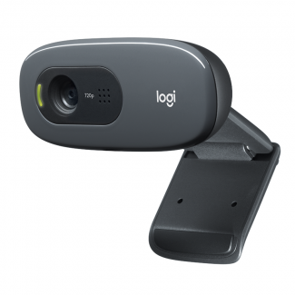 Logitech C270 HD 720p Webcam with Built-in Mic and Automatic Lighting Correction