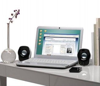 Logitech Z120 Mini Stereo Speakers with USB Power and 3.5mm Audio Input, Black & White Price in Pakistan | LAPTAB