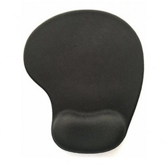 Mouse Pad with Gel Wrist Support, Non-Slip Base, Ergonomic Comfort, Black Price in Pakistan | LAPTAB