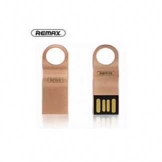 Remax RX-808 32GB USB 2.0 Flash Drive Rose Gold Metal Alloy Keychain Design