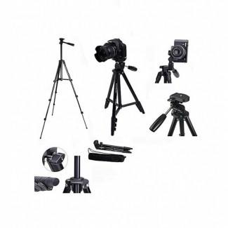 Yunteng VCT-680 Professional Tripod Stand with 3-Way Fluid Pan Head and Flip Leg Locks Price in Pakistan | LAPTAB
