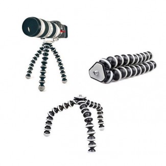Gorilla Camera and Mobile Tripod Stand 829 Black with Flexible Legs and Compact Design Price in Pakistan | LAPTAB