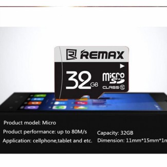 Remax C-Series 32GB Micro SD Card Class 10 UHS-I 80MB/s for HD Video and Photos Price in Pakistan | LAPTAB