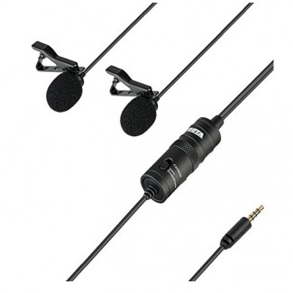 Boya BY-M1DM Dual Lavalier Omni-Directional Microphone