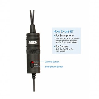 Boya BY-M1DM Dual Lavalier Omni-Directional Microphone for Smartphones and Cameras Price in Pakistan | LAPTAB