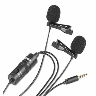 Boya BY-M1DM Dual Lavalier Omni-Directional Microphone for Smartphones and Cameras Price in Pakistan | LAPTAB