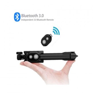 Tripod Selfie Stick with Bluetooth Remote Shutter, Foldable, Non-Slip, 7-Stage Stretch Price in Pakistan | LAPTAB