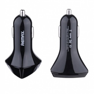 Remax Aliens RCC-208 Car Charger 2 USB Ports 3.4A with Voltage Indicator Black Price in Pakistan | LAPTAB